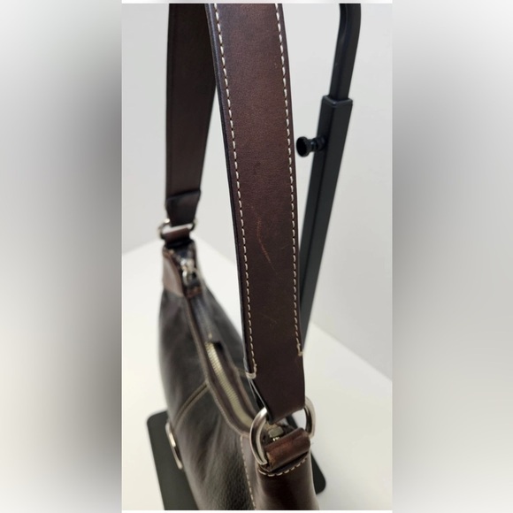 Dooney & Bourke Black and Brown Hobo Bag - Picture 9 of 16